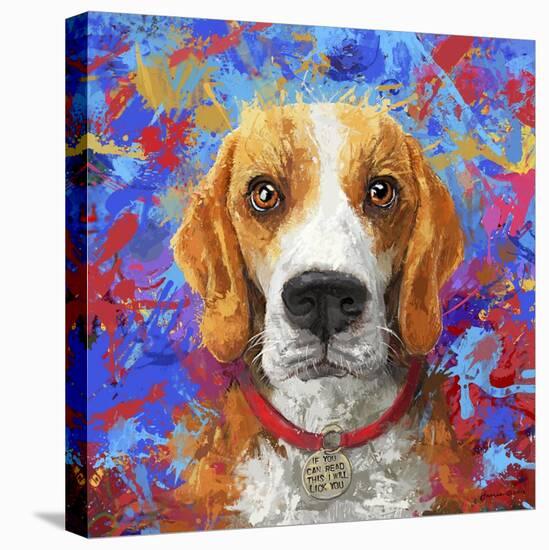 American Fox Hound-Frank Harris-Stretched Canvas