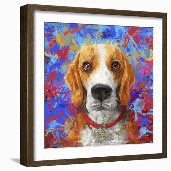 American Fox Hound-Frank Harris-Framed Giclee Print