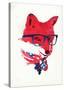 American Fox-Robert Farkas-Stretched Canvas