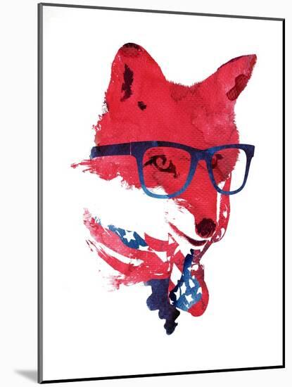 American Fox-Robert Farkas-Mounted Giclee Print