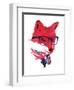 American Fox-Robert Farkas-Framed Premium Giclee Print