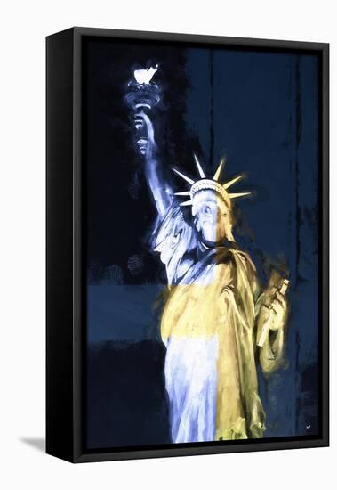 American Freedom Blue-Philippe Hugonnard-Framed Stretched Canvas