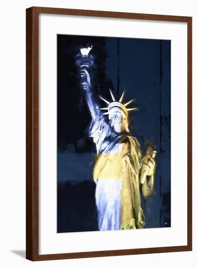 American Freedom Blue-Philippe Hugonnard-Framed Giclee Print