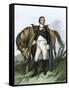 American General Nathanael Greene Beside His Horse-null-Framed Stretched Canvas