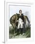 American General Nathanael Greene Beside His Horse-null-Framed Giclee Print