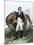 American General Nathanael Greene Beside His Horse-null-Mounted Giclee Print