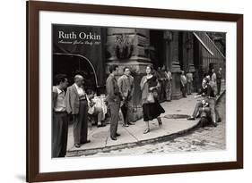 American Girl in Italy, 1951-Ruth Orkin-Framed Art Print