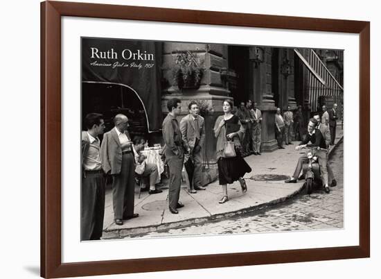 American Girl in Italy, 1951-Ruth Orkin-Framed Art Print