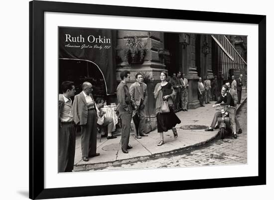 American Girl in Italy, 1951-Ruth Orkin-Framed Art Print