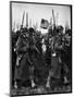 American Glider Troops' Airborne Unit on Parade at Airfield Before Eisenhower's D Day-Frank Scherschel-Mounted Photographic Print