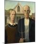 American Gothic, 1930-Grant Wood-Mounted Giclee Print