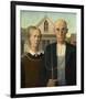 American Gothic, 1930-Grant Wood-Framed Art Print