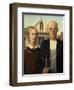 American Gothic, 1930-Grant Wood-Framed Premium Giclee Print