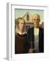 American Gothic, 1930-Grant Wood-Framed Giclee Print