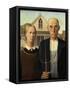 American Gothic, 1930-Grant Wood-Framed Stretched Canvas