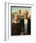 American Gothic, 1930-Grant Wood-Framed Premium Giclee Print