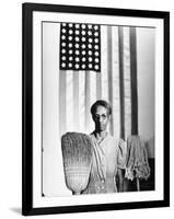 American Gothic, 1942-Gordon Parks-Framed Giclee Print