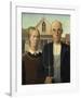 American Gothic-Grant Wood-Framed Premium Giclee Print