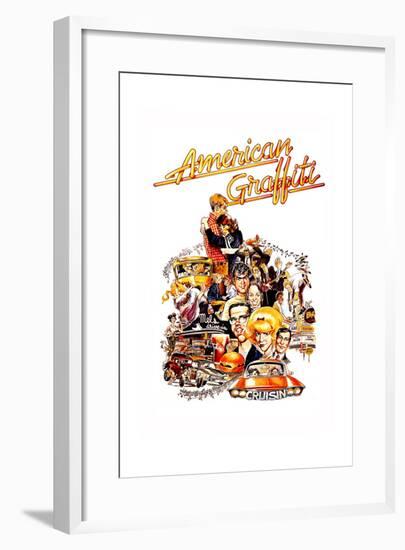 American Graffiti, 1973-null-Framed Giclee Print