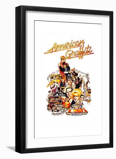 American Graffiti, 1973-null-Framed Giclee Print