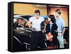 American Graffiti, Paul Le Mat, Cindy Williams, Ron Howard, 1973-null-Framed Stretched Canvas