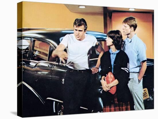 American Graffiti, Paul Le Mat, Cindy Williams, Ron Howard, 1973-null-Stretched Canvas