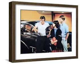 American Graffiti, Paul Le Mat, Cindy Williams, Ron Howard, 1973-null-Framed Photo