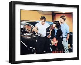 American Graffiti, Paul Le Mat, Cindy Williams, Ron Howard, 1973-null-Framed Photo