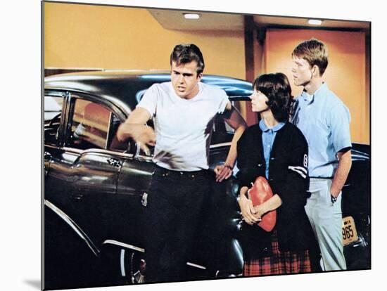 American Graffiti, Paul Le Mat, Cindy Williams, Ron Howard, 1973-null-Mounted Photo