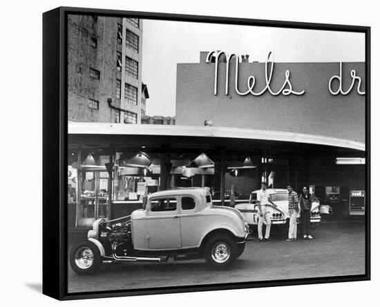 American Graffiti-null-Framed Stretched Canvas