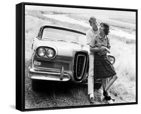 American Graffiti-null-Framed Stretched Canvas