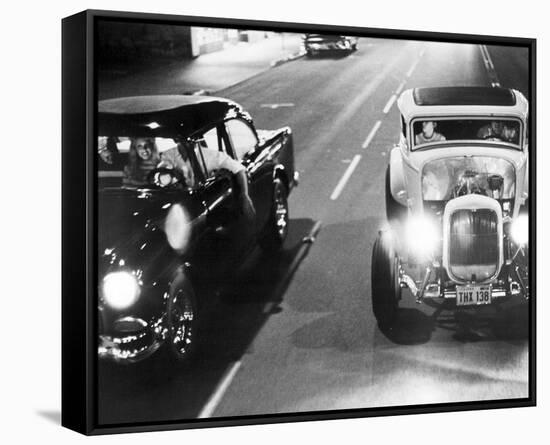 American Graffiti-null-Framed Stretched Canvas