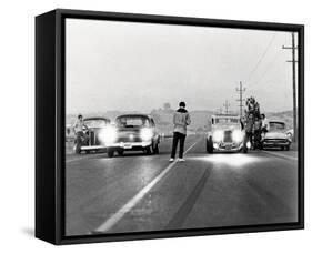 American Graffiti-null-Framed Stretched Canvas
