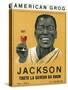 American Grog, Jackson Brand Rum Label-Lantern Press-Stretched Canvas