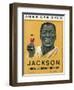 American Grog, Jackson Brand Rum Label-Lantern Press-Framed Art Print