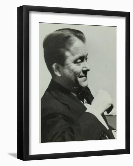 American Guitarist an Banjo Player Eddie Condon, 1950S-Denis Williams-Framed Photographic Print