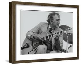 American Guitarist Bucky Pizzarelli on Stage at the Capital Radio Jazz Festival, London, 1979-Denis Williams-Framed Photographic Print