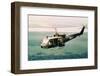 American Gunners Firing from Helicopter in Vietnam-V. McColley-Framed Photographic Print