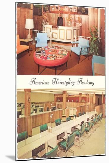 American Hairstyling Academy-null-Mounted Art Print