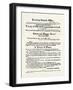 American Handbill Announcing the Treaty of Ghent, Ending the War of 1812-null-Framed Giclee Print