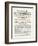 American Handbill Announcing the Treaty of Ghent, Ending the War of 1812-null-Framed Giclee Print