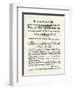 American Handbill Announcing the Treaty of Ghent, Ending the War of 1812-null-Framed Giclee Print