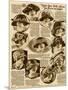 American Hat Fashion 1924-null-Mounted Art Print