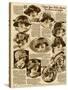 American Hat Fashion 1924-null-Stretched Canvas