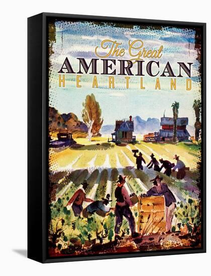 American Heartland-null-Framed Stretched Canvas