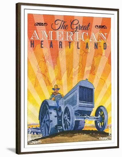 American Heartland-The Saturday Evening Post-Framed Premium Giclee Print