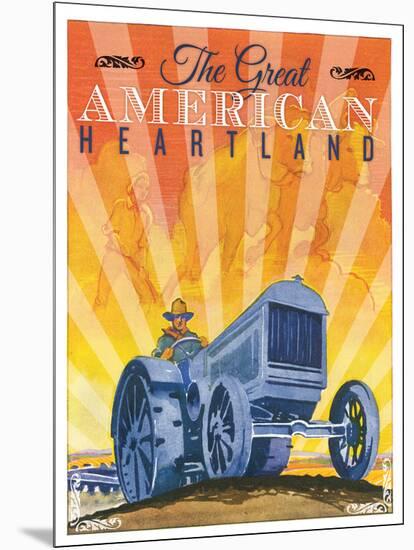 American Heartland-The Saturday Evening Post-Mounted Premium Giclee Print