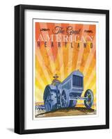 American Heartland-The Saturday Evening Post-Framed Giclee Print