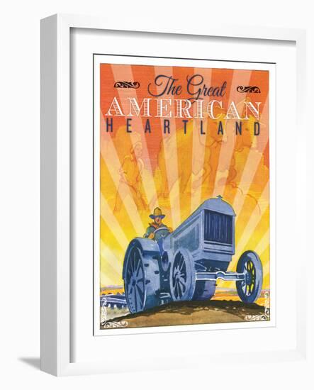 American Heartland-The Saturday Evening Post-Framed Giclee Print