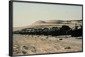 American Helicopters Readied for Saudi Arabia Battle-null-Framed Photographic Print